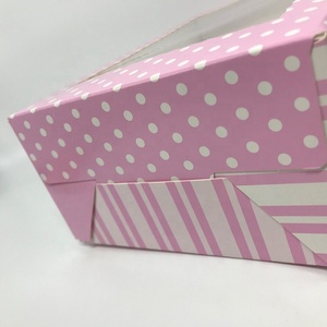 Custom Design 6 Holes pink Cupcake <b>Box</b> Professional Suppliers Wholesale - Product Image 5