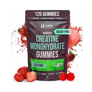 Gummies de créatine à saveur naturelle en marque blanche OEM/ODM pour adultes, soutien à la nutrition sportive, développement musculaire maigre et force - Product Image 1