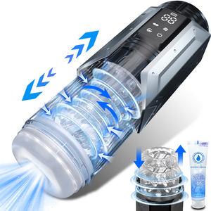 Amazon bestseller 10 vibrazione masturbazione maschile voce seducente per adulti giocattolo del sesso per gli uomini elettrico automatico masturbatore tazza - Product Image 5