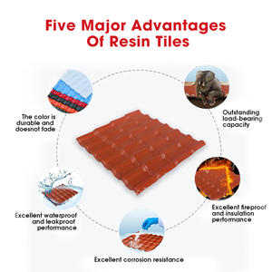 Tuile de toiture en PVC/ASA imperméable à prix d'usine pour écoles, ignifuge et résistante au vent, entièrement personnalisable, commandes en gros disponibles - Product Image 5