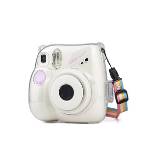 Bonita <span class=keywords><strong>funda</strong></span> de cristal transparente para cámara <span class=keywords><strong>Instax</strong></span> <span class=keywords><strong>Mini</strong></span> 7, bolsa protectora de almacenamiento, <span class=keywords><strong>funda</strong></span> duradera para cámara instantánea <span class=keywords><strong>Mini</strong></span> 7 - Product Image 2