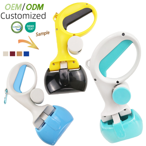 Top Popular Pet <strong>Pooper</strong> <strong>Scooper</strong> Custom Outdoor Portable Handle Easy Pick up Cleaning Pet Waste Disposal Pet Shit Dog Poop <strong>Scooper</strong> - Product Image 1