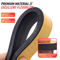 Bande de mousse EPDM adhésive acrylique simple face - Résistante au vieillissement thermique, étanchéité imperméable pour armoires et boîtiers électriques