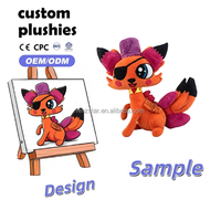 Jouets en peluche d'Halloween, animaux en peluche mignons et effrayants, renard, vampire, diable, poupées en peluche douces, décorations, cadeaux pour enfants