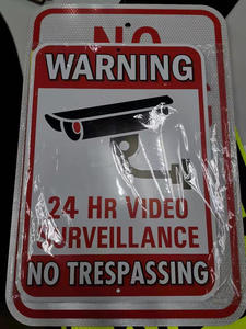 Alumetal Biển Nhôm Cảnh Báo An Ninh Kim Loại Biển Báo Giao Thông - Product Image 5