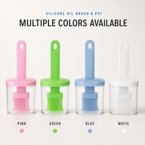 Pinceau à huile en silicone 2-en-1 avec bouteille, qualité alimentaire, résistant à la chaleur, réutilisable pour la cuisson, le badigeonnage, le barbecue et l'utilisation en cuisine - Product Image 2
