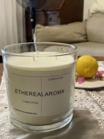 Bougie parfumée pour la maison 450G à triple mèche, en verre, à combustion durable, étiquette personnalisée, vente en gros pour les distributeurs B2B de cadeaux pour la maison