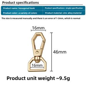 1,25 Hk стиль увеличенная Пружина Плоская застежка-карабин поворотный брелок для ключей панический красочный мешок защелкивающийся стальной крючок из нержавеющей стали - Product Image 4