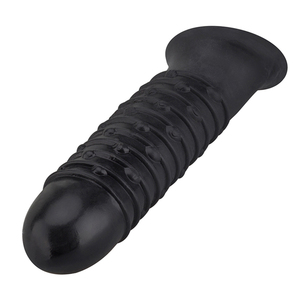 Manchon pénien extenseur en TPE noir 100 % étanche avec anneau de retenue de sperme, préservatifs réutilisables, longueur 8,2 pouces - Product Image 3