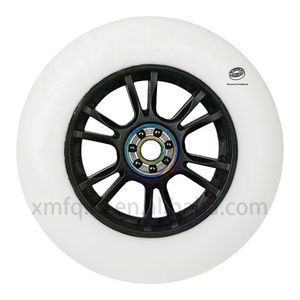 2025 bền chuyên nghiệp <span class=keywords><strong>Inline</strong></span> tốc độ Giày trượt PU 86A độ cứng bánh xe <span class=keywords><strong>Inline</strong></span> Giày trượt con lăn 90mm 100mm 110mm bánh xe trượt băng - Product Image 2