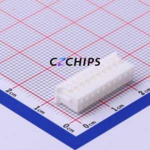 P2020-2x10P Housing (Wire-to-Board / Wire-to-Wire) P=2mm Connector ( Jack Structure: 2x10P )( Pitch: 2mm )( Row Spacing: 2mm ) - Product Image 2