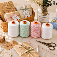 Fil à coudre en cône teint haute ténacité en mélange polyester-coton pour la couture, le matelassage, la broderie et les projets de bricolage – Vente en gros