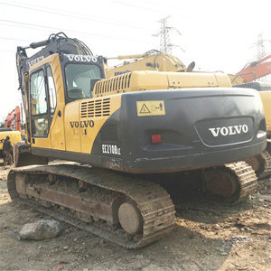 Excavatrice Volvo 210 BL 21 tonnes d'occasion Matériel de construction avec moteur central et composants de pompe Excavatrice sur pneus 210blc - Product Image 1