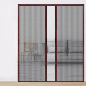 Gran oferta, malla de puerta de acero inoxidable de estilo moderno, pantalla de red para insectos, elegante cubierta deslizante para puerta de ventana de dormitorio para Control de Mosquitos - Product Image 3