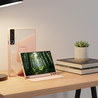 Étui rotatif à 360 degrés de style professionnel pour Lenovo Xiaoxin Pro GT 13 / Idea Tab Pro Gen 2, dos transparent, coque intelligente