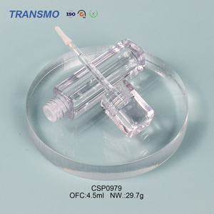 Emballage personnalisé en gros, tubes transparents carrés pour rouge à lèvres liquide, tubes pour huile à lèvres, tubes vides pour gloss à lèvres de 4 ml - Product Image 6
