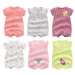 Robes à bretelles pour bébés, ensemble pour nouveau-né, Barboteuse pour filles, vêtements Boutique, 5 pièces