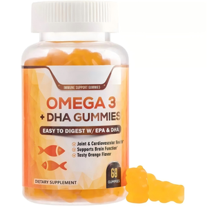 Gummies d'huile de poisson <span class=keywords><strong>DHA</strong></span> à marque privée, très demandées pour le commerce transfrontalier, 60 capsules - Product Image 2