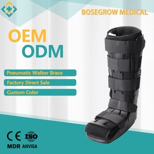 Rocker Bottom Walking Boot Walker Brace Circumferential Straps <strong>CE</strong> Certified Durable Materials Multiple Sizes for Easy <strong>Gait</strong> - Product Image 1