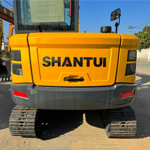 Petite pelle sur chenilles Shantui SE60-10W 6 tonnes de haute qualité utilisée avec moteur et pompe à vendre en stock - Product Image 5