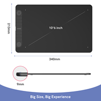 Tablette graphique VEIKK VK1060 Pro pour la conception graphique et Photoshop, compatible avec MacBook, PC et connexion USB
