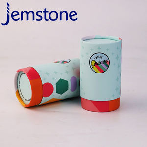 Emballage de tube de papier de cylindre d'artisanat kraft biodégradable de haute qualité avec couvercle - Product Image 6