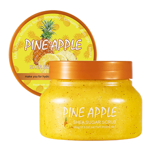 COFFEE Shea Sugar <b>Scrub</b> 350g Pine Apple Exfoliating Body <b>Scrub</b> For Body Face <b>Hand</b> Foot Exfoliate Remove dead skin and Moisturize - Product Image 4
