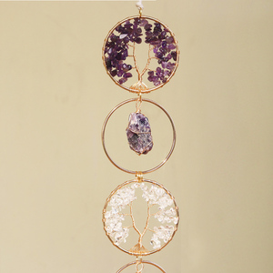 Bán Buôn Chất Lượng Cao Pha Lê Và Tay Làm Việc Cuộc Sống của Cây Pha Lê Tường Treo Trang Trí Nội Thất Tự Tình Yêu Năng Lượng Nhẫn - Product Image 5