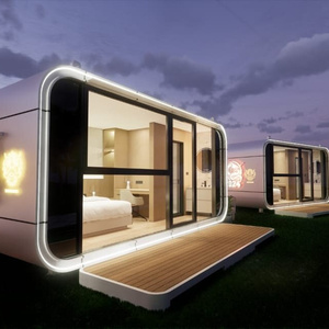 2024 Foshan casa prefabricada <span class=keywords><strong>Shein</strong></span> 20FT contenedor y Sala <span class=keywords><strong>de</strong></span> jardín casa <span class=keywords><strong>de</strong></span> lujo acabado Apple cabina para EE. UU. - Product Image 1