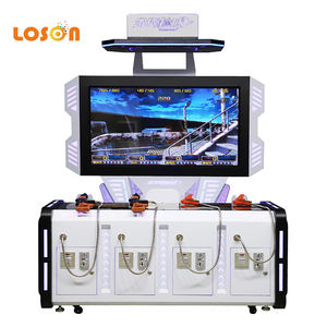 Nueva llegada 65 pulgadas <span class=keywords><strong>mega</strong></span> pantalla de vídeo chico simulador que funciona con monedas niños Arcade pistola máquina de juego de disparos - Product Image 4