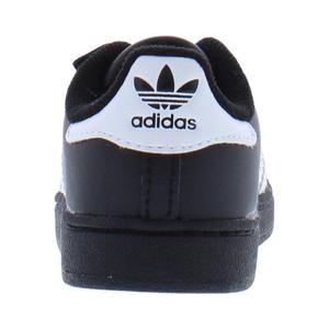 Scarpe Adidas Superstar II per Neonati e Bambini, Colore Nero e Bianco, Comode per Camminare - Product Image 3