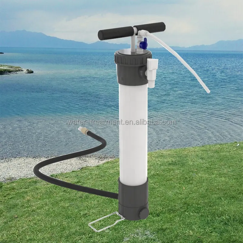 UF lọc nước bơm tay máy lọc nước cầm tay hướng dẫn sử dụng UF lọc nước cắm trại ngoài trời uống nước sinh tồn