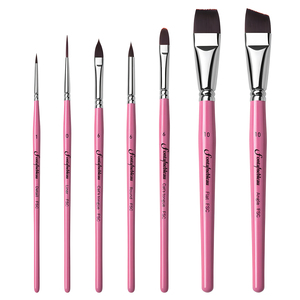 Pinceaux de maquillage synthétiques personnalisés à marque privée, ensemble professionnel de pinceaux pour <span class=keywords><strong>peinture</strong></span> faciale, pinceaux doux pour <span class=keywords><strong>peinture</strong></span> corporelle en gros pour le maquillage - Product Image 2