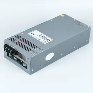 Customized high power switching power supply 1000W 1500W 2000W 2500W 3000W 0-110V DC output adjustable