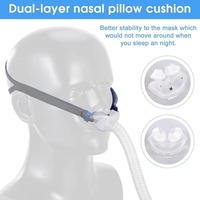 Repuestos para la mascarilla CPAP AirFit P10: Marco con tubo giratorio, sistema de almohadillas nasales, accesorios (sin correa incluida)