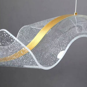 Lámpara de Araña de Acrílico para Restaurante, Diseño Moderno y Simple para Recepción de Hotel, Bar, Salón de Té, Iluminación Colgante - Product Image 4