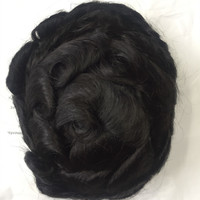Emeda - Sistema de Reemplazo Capilar Económico y Duradero con Cabello Humano Remy Indio de Primera Calidad, Prótesis Capilar