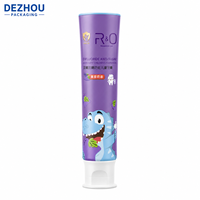 Tube souple cosmétique personnalisé en PE de 160 ml, emballage pour dentifrice et brillant à lèvres, avec bouchon à vis et opercule en aluminium, OEM ODM, logo imprimé sur sérigraphie