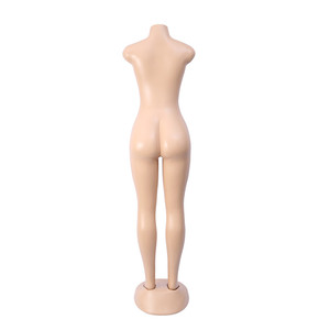 Maniquí Femenino Ajustable de Plástico Color Piel, Sexy, con <span class=keywords><strong>Pechos</strong></span> Grandes, Sin Cabeza ni Manos, Venta al Por Mayor de Fábrica - Product Image 4