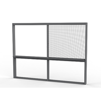 Ventana de Aluminio de Diseño Francés con Doble Acristalamiento, Automática, Corredera, con Persianas, Apertura Horizontal, Insonorizada, Estilo Villa Española