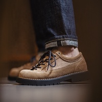 Herrenschuhe Maden Business Casual Anzugschuhe Oxfords Vintage Chunky Sole Workwear-Stil Wildleder Zapatos Hombre Sommer-Trend 2026
