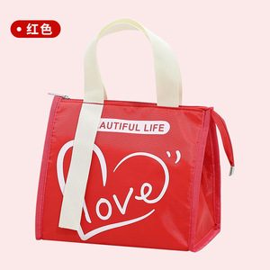 Bolsa de almuerzo aislada portátil de gran capacidad de moda, bolsa de almuerzo Simple impermeable gruesa con aislamiento de papel de aluminio, bolsa de almuerzo al por mayor - Product Image 3