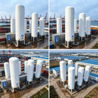 Réservoir de stockage cryogénique de GNL XUANYANG conforme à la norme ASME, 50 m, matériaux Q345R/SS30408, cuve à pression horizontale pour le remplissage de GNL