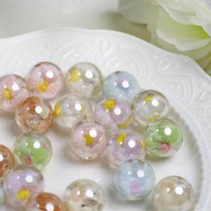 K16 Star Shape Bubble Cold Moon Acrylic Mixed Color Electroplated Through-Hole Loose Handmade <b>Diy</b> Mobile Phone Edge <b>Accessory</b> - Product Image 4