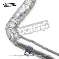 Tuyau d'échappement en acier inoxydable Tuning pour Mercedes-Benz C63/C63S AMG W205 4.0T 2015-2024, Downpipe Race Free Flow en stock