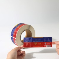 Autocollant en vinyle écologique, durable, résistant à l'huile et à l'eau, à faible MOQ, vente directe usine, idéal pour les étiquettes d'emballage de bocaux