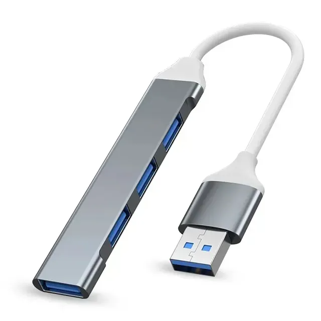 4 IN 1 Mini USB 3.0 Hub Multi USB Splitter Adapter 4 Ports Speed Multiple USB-Hub Expander Charger Laptop Docking Station
