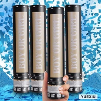 Canon à confettis biodégradable en papier pour révélation du sexe, à air comprimé, portable, pour fêtes de bébé, vente en gros