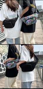 2025 Trending Fashion Waist <b>Bags</b> High Quality Sling <b>Bag</b> Custom <b>Sports</b> Belt <b>Bag</b> Men <b>Women</b> Crossbody Fanny Pack - Product Image 6