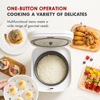 Cuisinière à riz intelligente 2,5 L, électrique, automatique, multifonction, écran LED numérique, écran tactile, cuisinière à riz intelligente